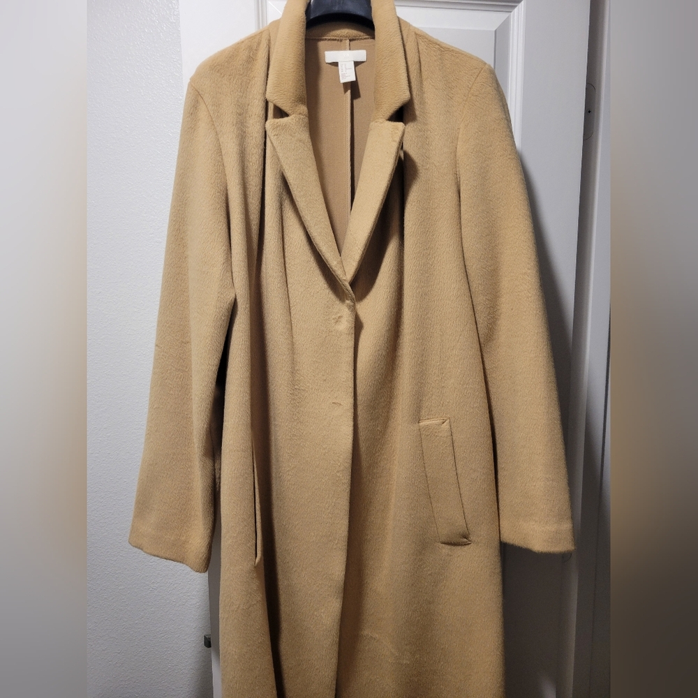 H&M Coat , Camel Color ,US Size 12